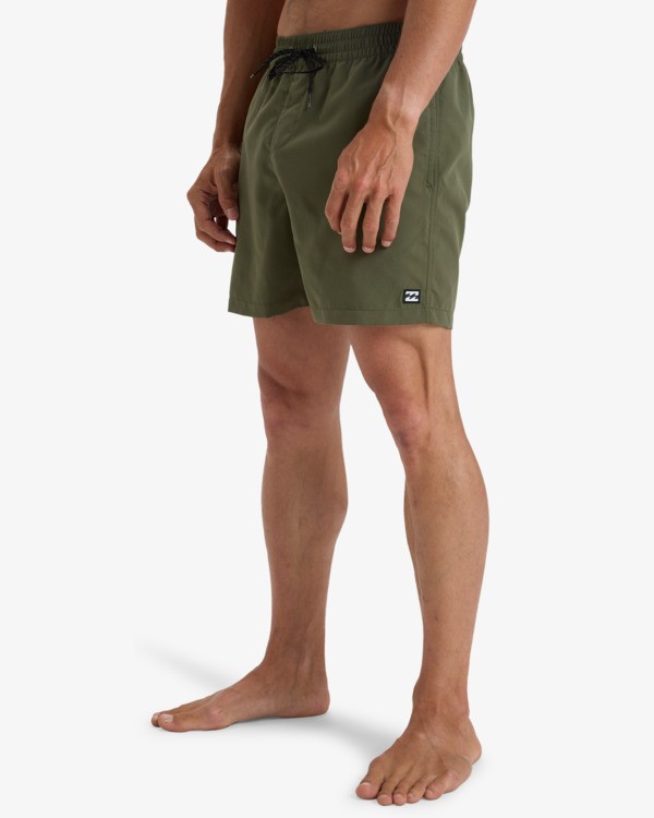5 All Day 16" - Layback Swim Shorts for Men Green EBYJV00134 Billabong