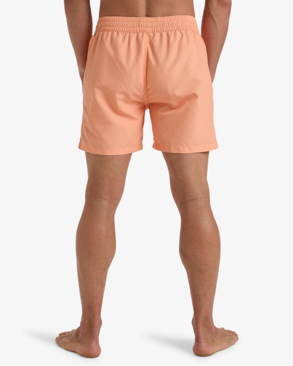 4 All Day 16" - Layback Swim Shorts for Men Orange EBYJV00134 Billabong