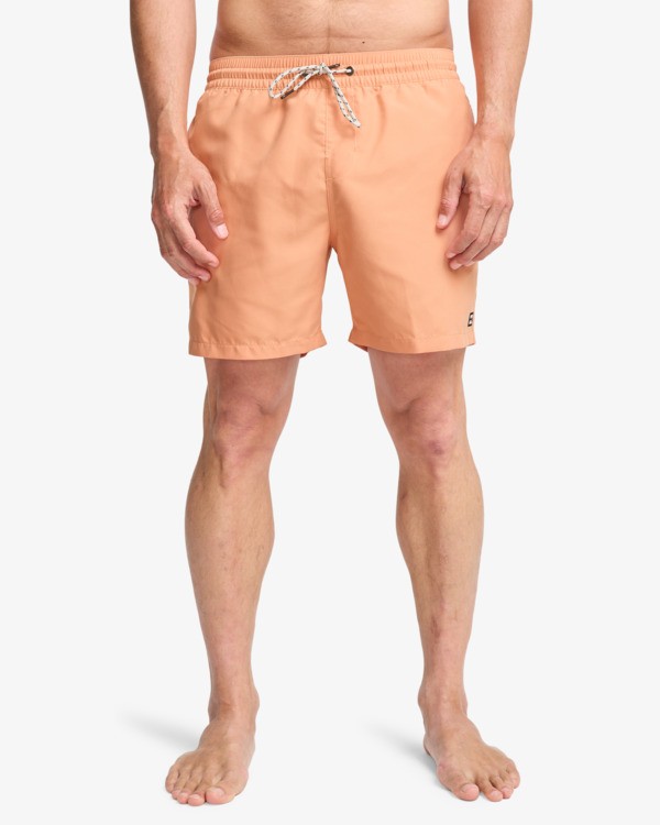 2 All Day 16" - Cal&ccedil;&otilde;es de banho Layback para Homem Laranja EBYJV00134 Billabong