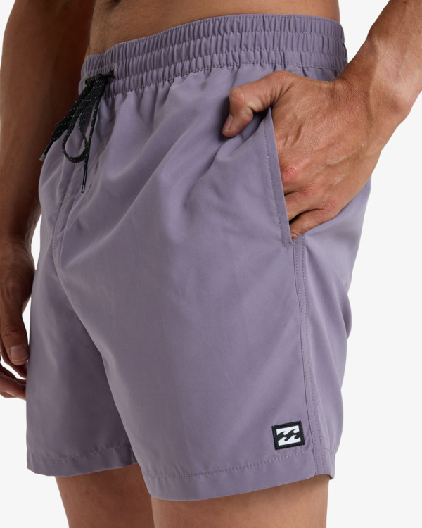 6 All Day Layback 16" - Schwimmshorts für Männer Violett EBYJV00134 Billabong