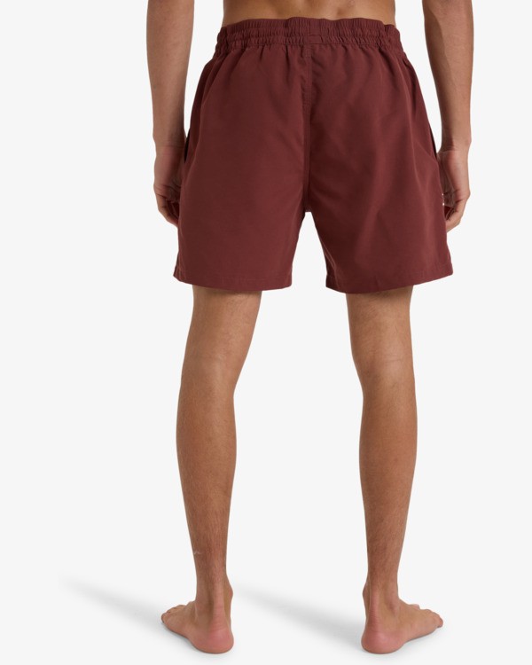 4 All Day 16" - Layback Swim Shorts for Men Red EBYJV00134 Billabong