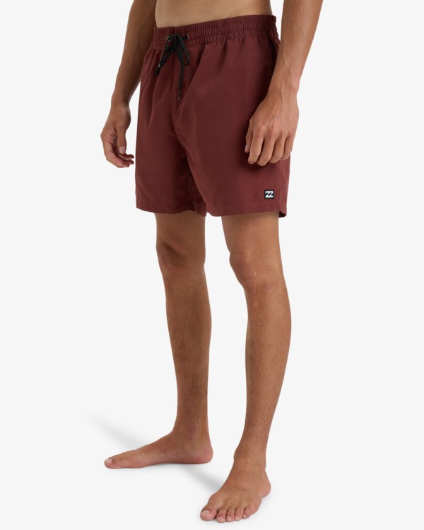 5 All Day 16" - Layback Swim Shorts for Men Red EBYJV00134 Billabong