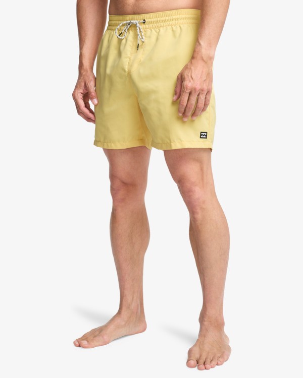 5 All Day 16" - Cal&ccedil;&otilde;es de banho Layback para Homem Amarelo EBYJV00134 Billabong
