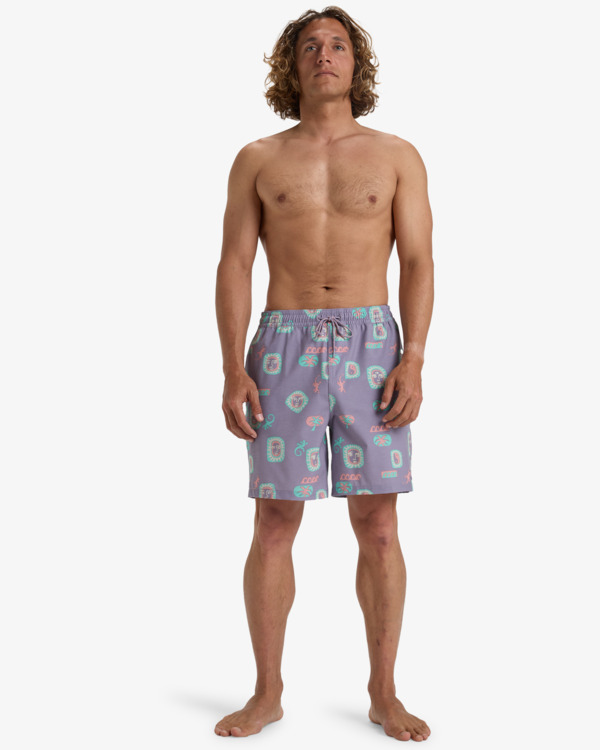 3 Wasted Times 18.5" - Schwimmshorts für Männer Violett EBYJV00139 Billabong