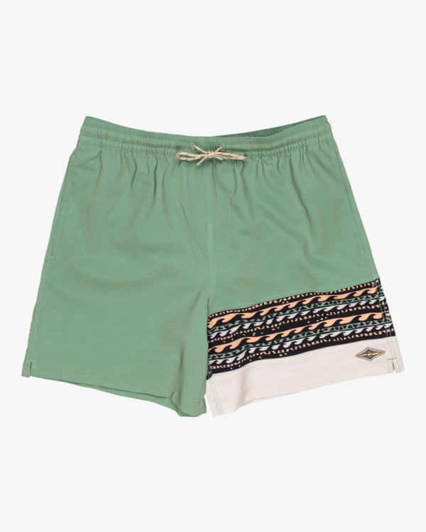 1 Burleigh - Calções de banho para Homem Verde EBYJV00142 Billabong