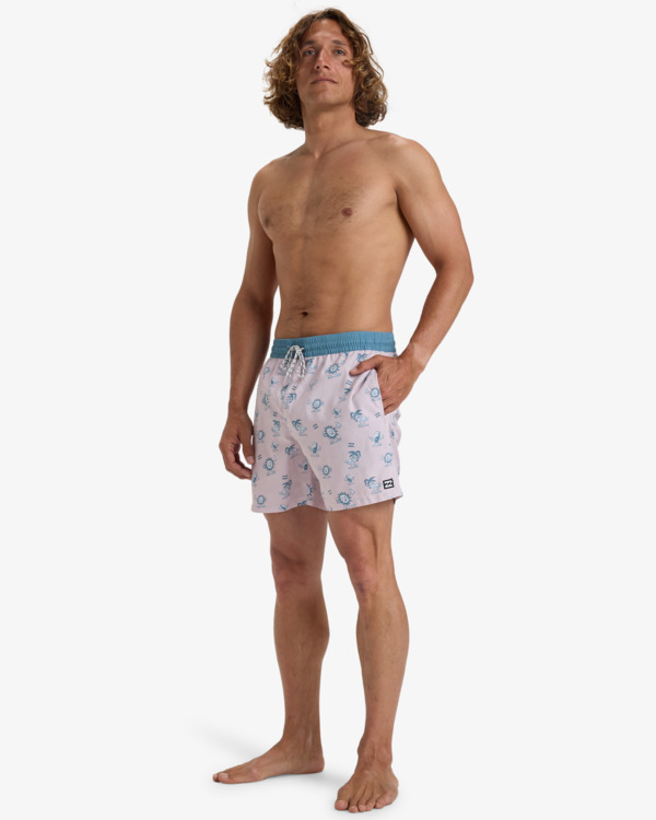 3 Vacay 16" - Swim Shorts for Men Pink EBYJV00144 Billabong