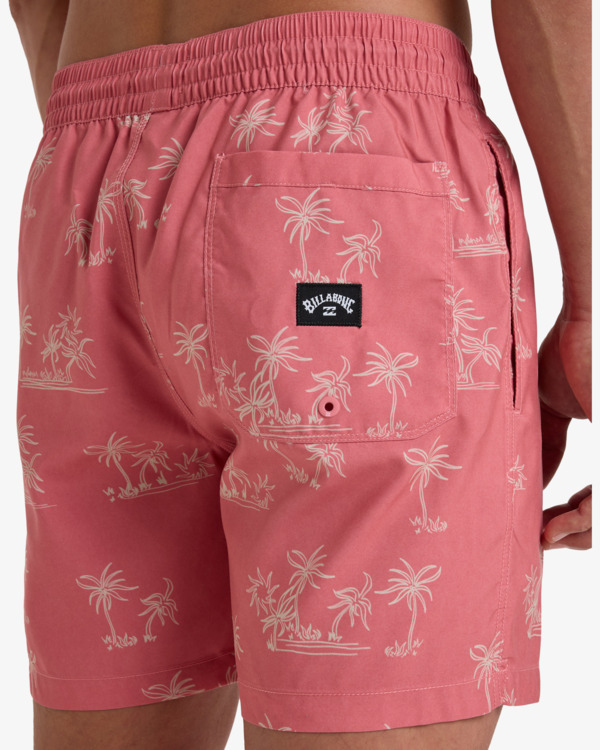 6 Vacay 16" - Calções de banho para Homem Pink EBYJV00144 Billabong