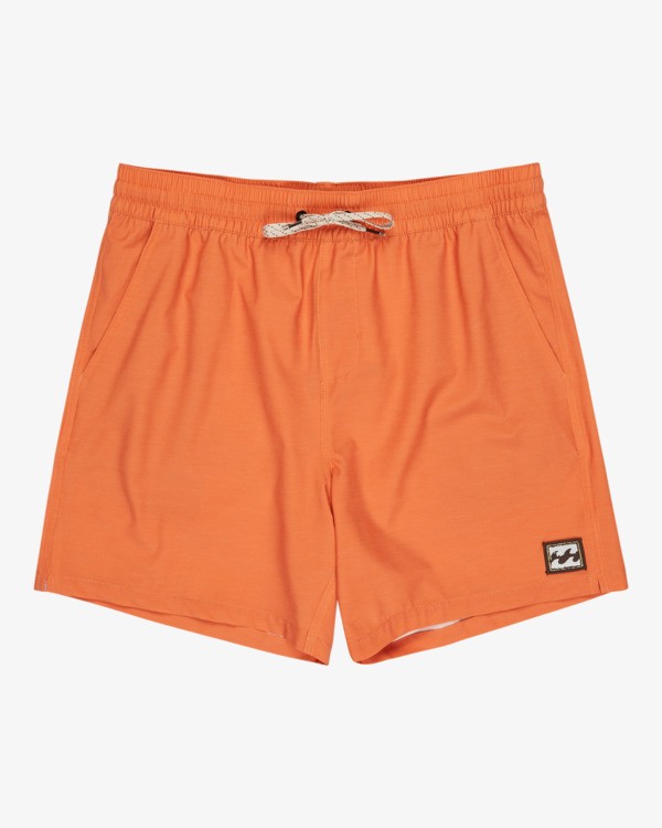 0 Every Other Day 17"- Layback Schwimmshorts f&uuml;r M&auml;nner Orange EBYJV00145 Billabong