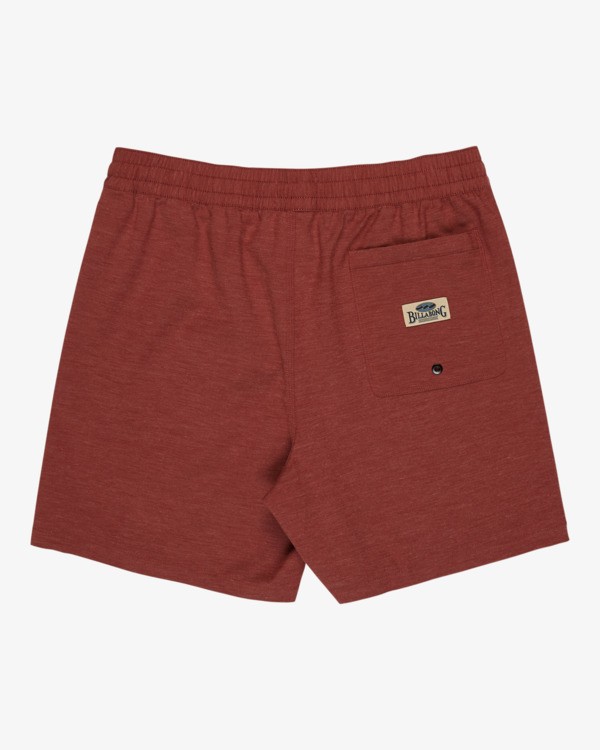1 Every Other Day 17"- Layback Schwimmshorts f&uuml;r M&auml;nner Rot EBYJV00145 Billabong