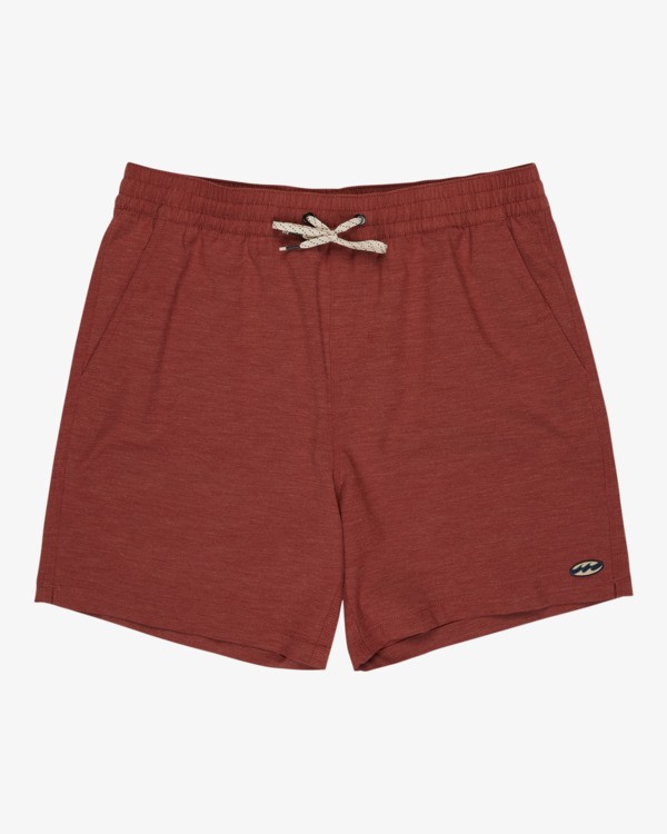 0 Every Other Day 17"- Layback Schwimmshorts f&uuml;r M&auml;nner Rot EBYJV00145 Billabong