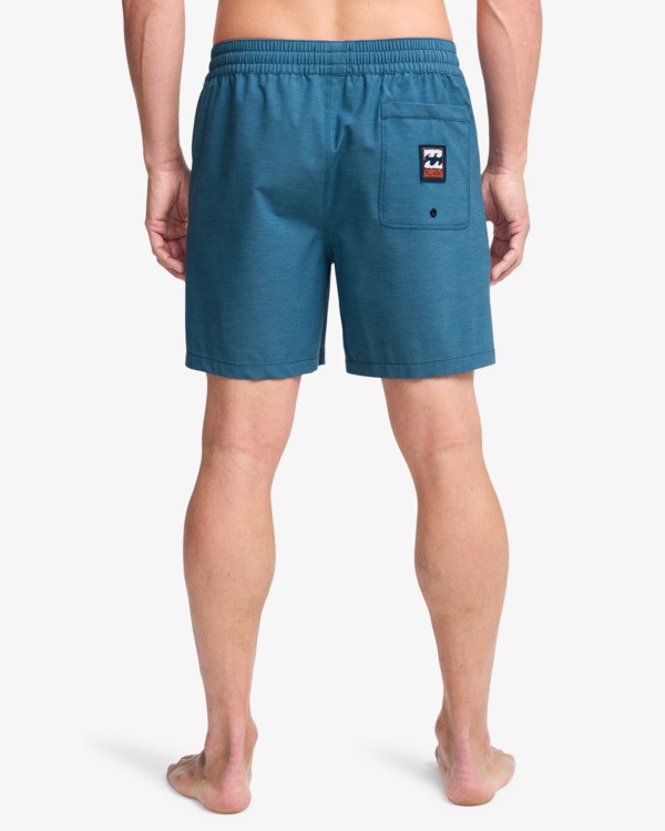 4 Every Other Day 17"- Layback Schwimmshorts f&uuml;r M&auml;nner Blau EBYJV00145 Billabong