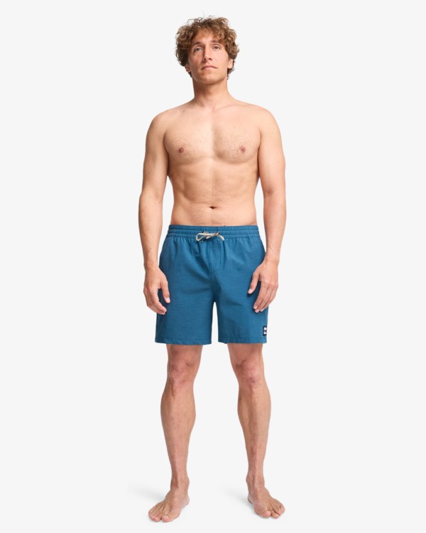 3 Every Other Day 17"- Layback Schwimmshorts f&uuml;r M&auml;nner Blau EBYJV00145 Billabong