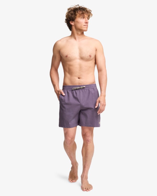 3 Every Other Day 17"- Layback Schwimmshorts f&uuml;r M&auml;nner Violett EBYJV00145 Billabong