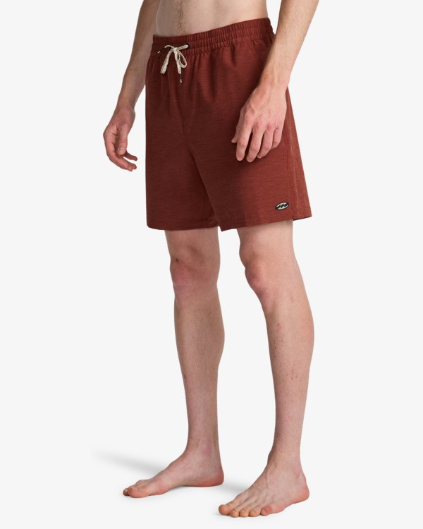 6 Every Other Day 17"- Layback Schwimmshorts f&uuml;r M&auml;nner Rot EBYJV00145 Billabong