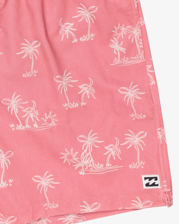 2 Sundays 17"- Layback Zwembroek voor Heren Pink EBYJV00146 Billabong