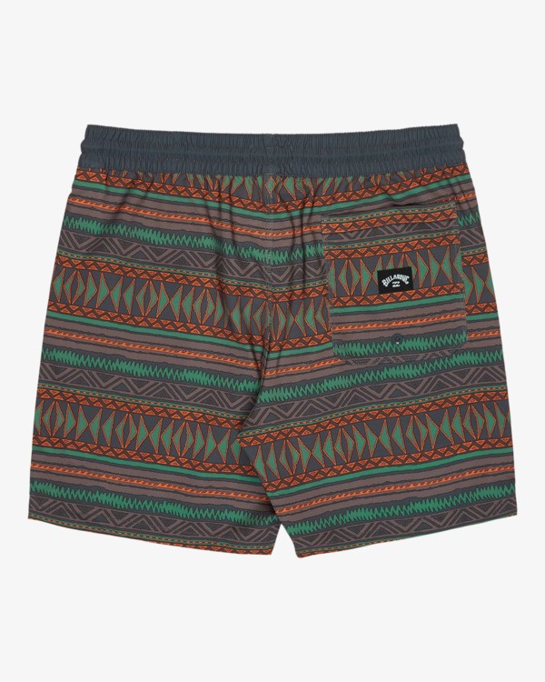 1 Sundays Layback - Schwimmshorts f&uuml;r M&auml;nner Schwarz EBYJV00158 Billabong