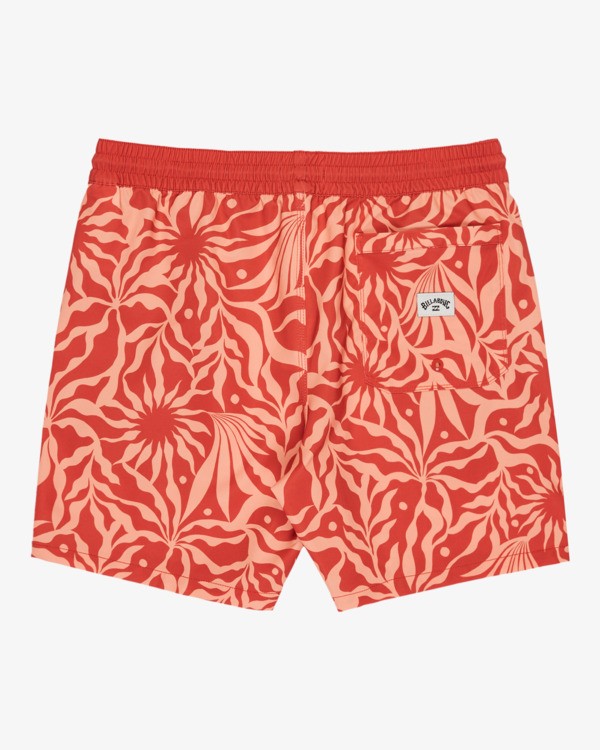 1 Sundays Layback - Schwimmshorts f&uuml;r M&auml;nner Rosa EBYJV00158 Billabong