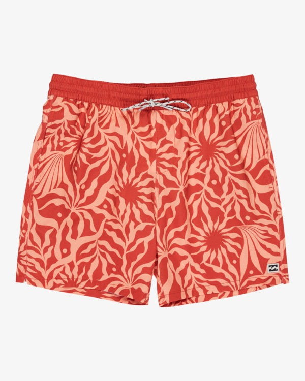 0 Sundays Layback - Schwimmshorts f&uuml;r M&auml;nner Rosa EBYJV00158 Billabong