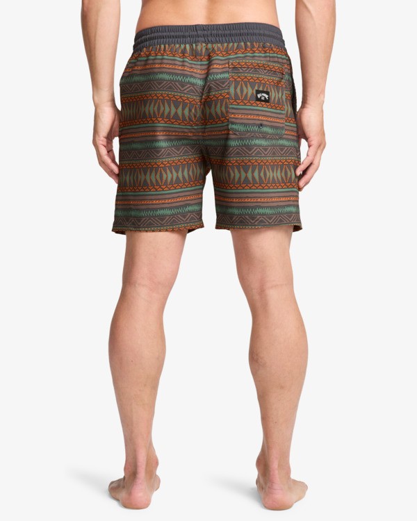 4 Sundays Layback - Schwimmshorts f&uuml;r M&auml;nner Schwarz EBYJV00158 Billabong