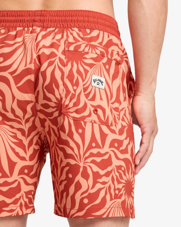 7 Sundays Layback - Schwimmshorts f&uuml;r M&auml;nner Rosa EBYJV00158 Billabong