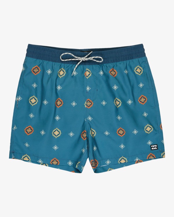 0 Vacay Layback - Short de nataci&oacute;n para hombre Azul EBYJV00159 Billabong