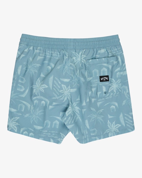 1 Vacay Layback - Short de nataci&oacute;n para hombre Blanco EBYJV00159 Billabong