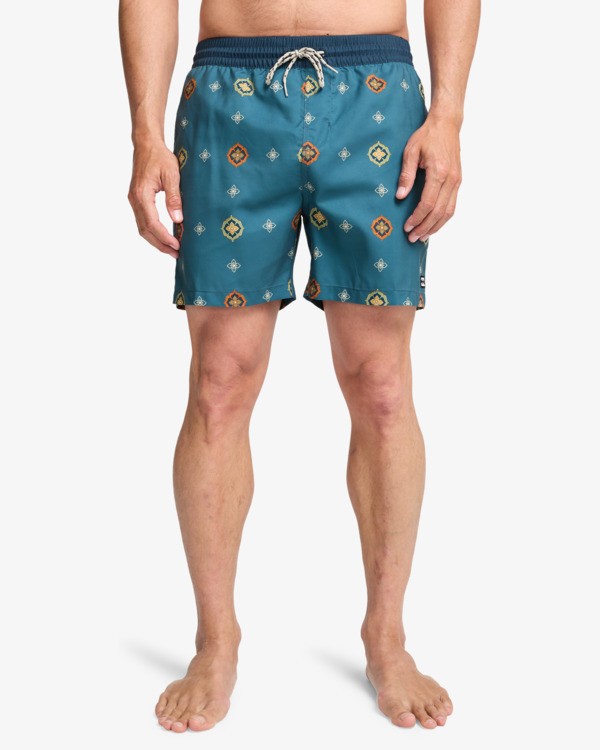 2 Vacay Layback - Short de nataci&oacute;n para hombre Azul EBYJV00159 Billabong