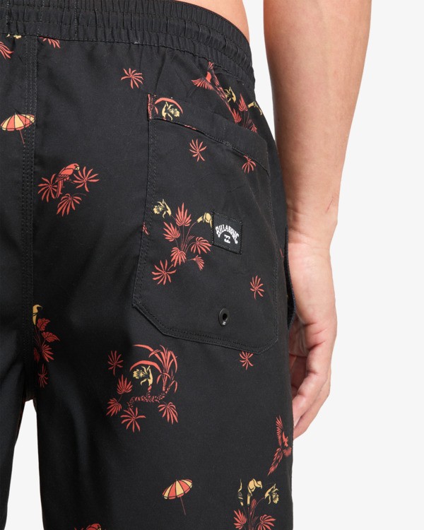 7 Vacay Layback - Swim Shorts for Men Black EBYJV00159 Billabong