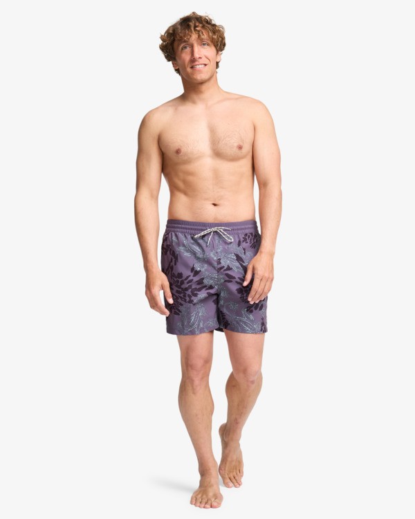 3 Vacay Layback - Short de nataci&oacute;n para hombre Gris EBYJV00159 Billabong