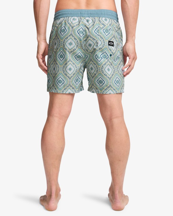 4 Vacay Layback - Short de nataci&oacute;n para hombre Gris EBYJV00159 Billabong