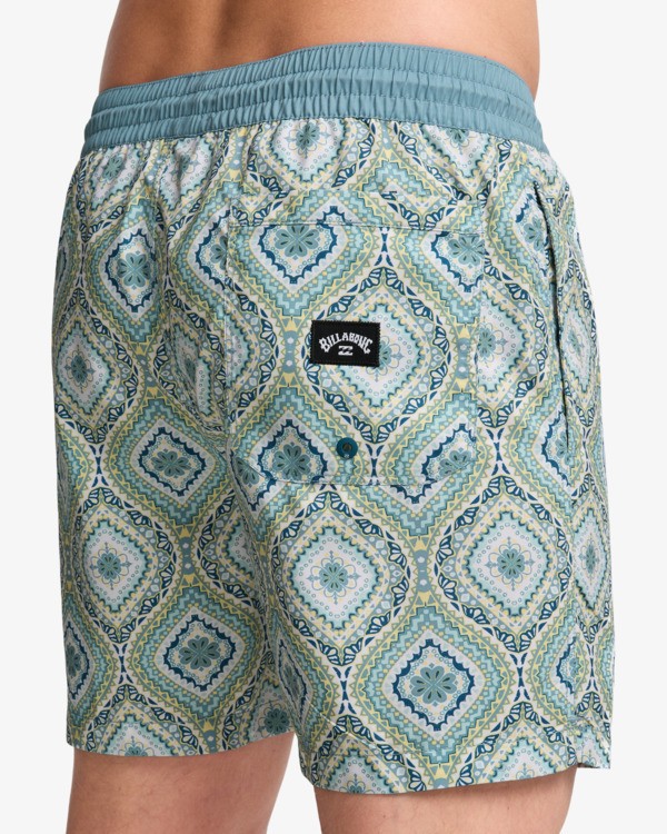 7 Vacay Layback - Short de nataci&oacute;n para hombre Gris EBYJV00159 Billabong