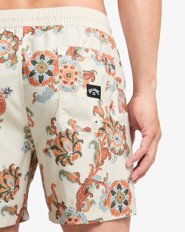 6 Vacay Layback - Swim Shorts for Men Beige EBYJV00159 Billabong