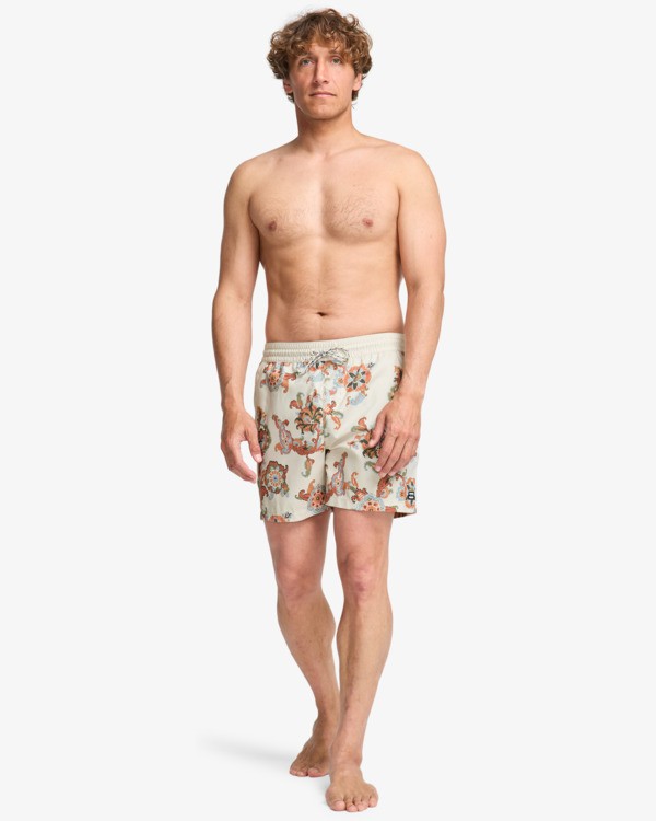 3 Vacay Layback - Swim Shorts for Men Beige EBYJV00159 Billabong