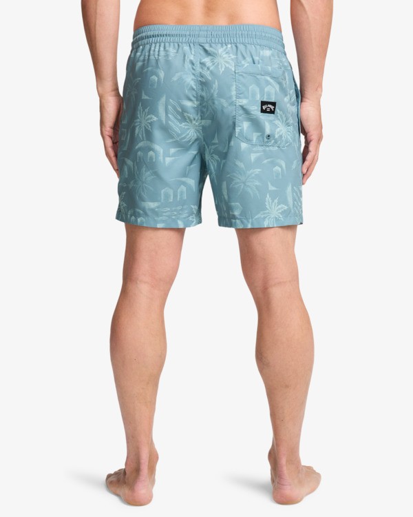 4 Vacay Layback - Short de nataci&oacute;n para hombre Blanco EBYJV00159 Billabong