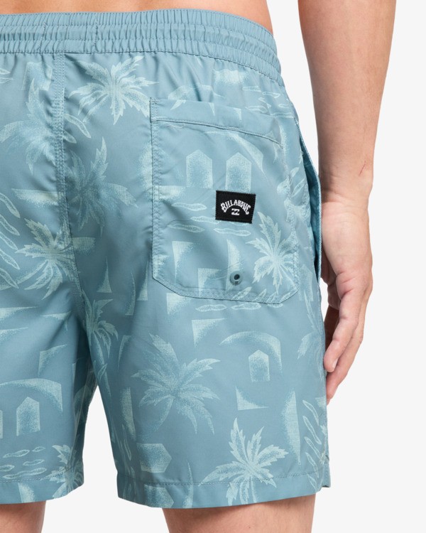 7 Vacay Layback - Short de nataci&oacute;n para hombre Blanco EBYJV00159 Billabong