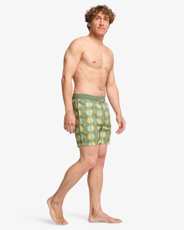 3 Vacay Layback - Short de nataci&oacute;n para hombre Amarillo EBYJV00159 Billabong