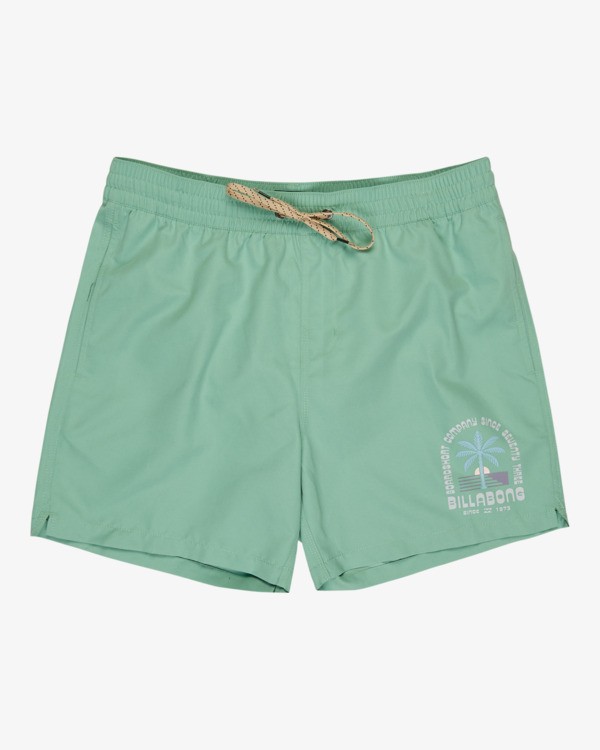 0 Foundation Layback - Short de nataci&oacute;n para hombre Verde EBYJV00162 Billabong