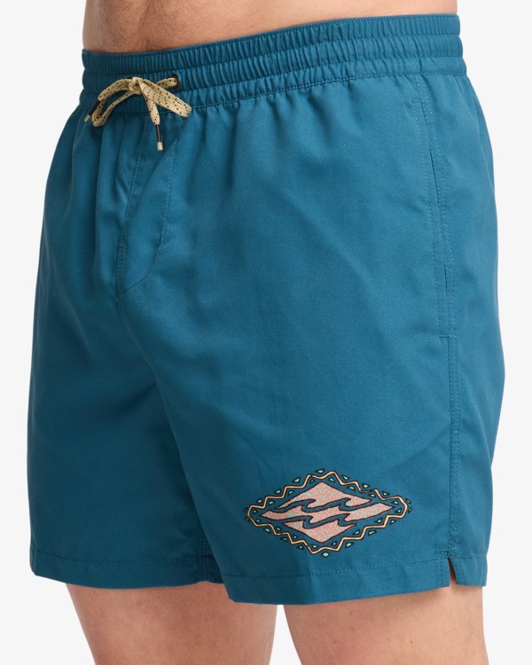 6 Foundation Layback - Short de nataci&oacute;n para hombre Azul EBYJV00162 Billabong