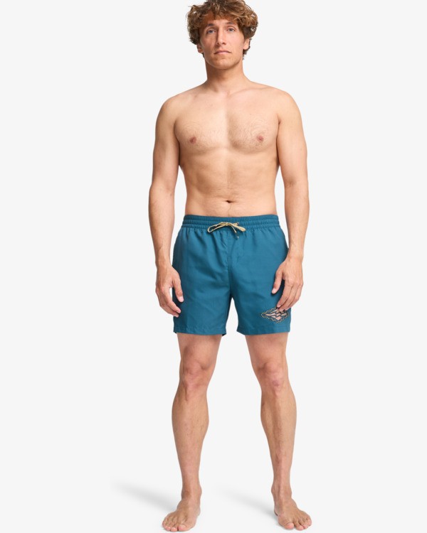 3 Foundation Layback - Short de nataci&oacute;n para hombre Azul EBYJV00162 Billabong