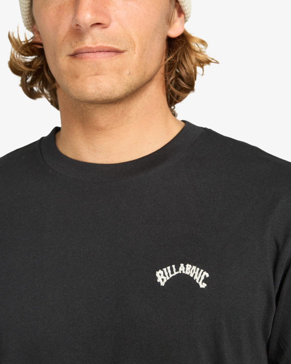 4 Arch Crew - Short Sleeve T-Shirt for Men Black EBYKT00100 Billabong