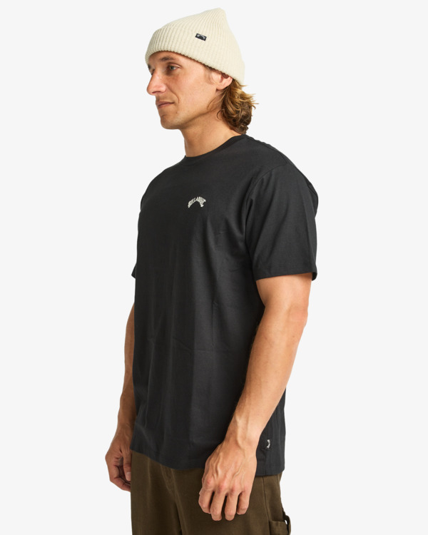 3 Arch - T-shirt pour Homme Noir EBYKT00100 Billabong