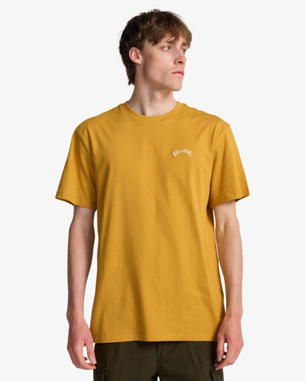 0 Arch Crew - T-Shirt für Männer Gelb EBYKT00100 Billabong