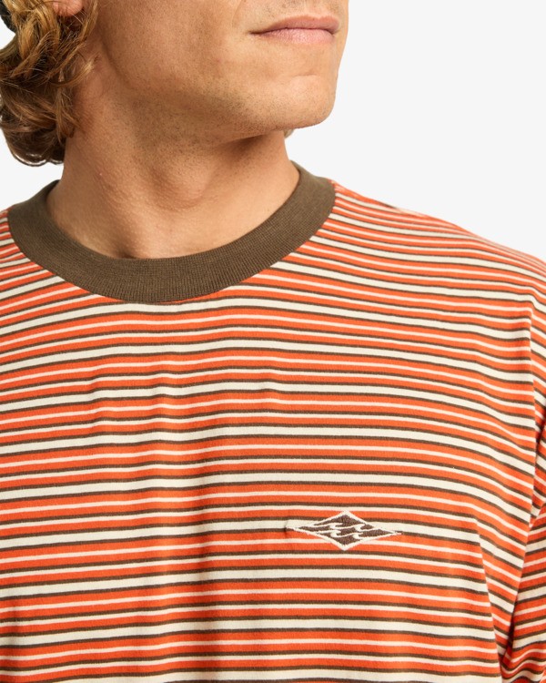 4 Baxter - Short Sleeve T-Shirt for Men Orange EBYKT00111 Billabong