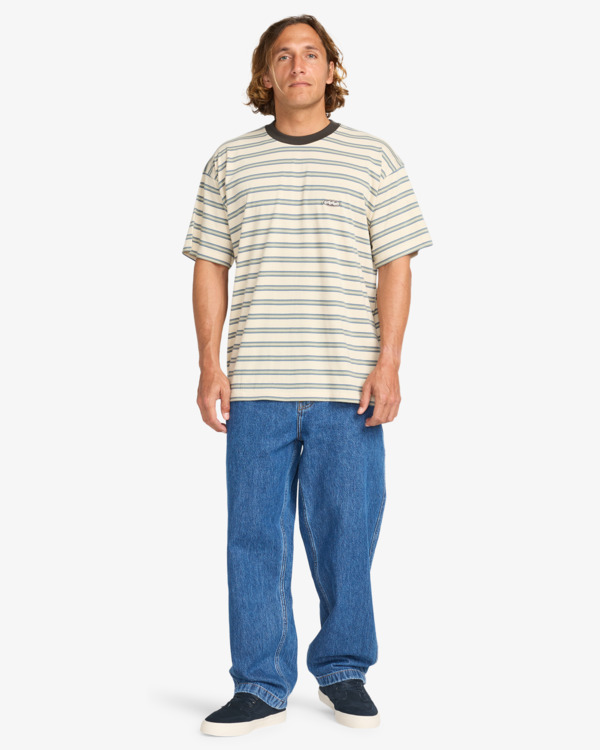 2 Baxter - Short Sleeve T-Shirt for Men Beige EBYKT00111 Billabong