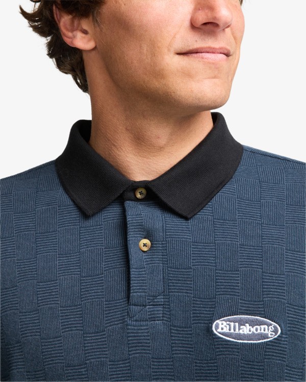 4 Neutron Polo - Short Sleeve Polo Shirt for Men Blue EBYKT00112 Billabong