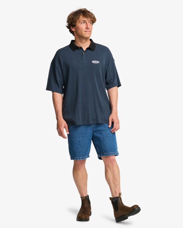 2 Neutron Polo - Short Sleeve Polo Shirt for Men Blue EBYKT00112 Billabong