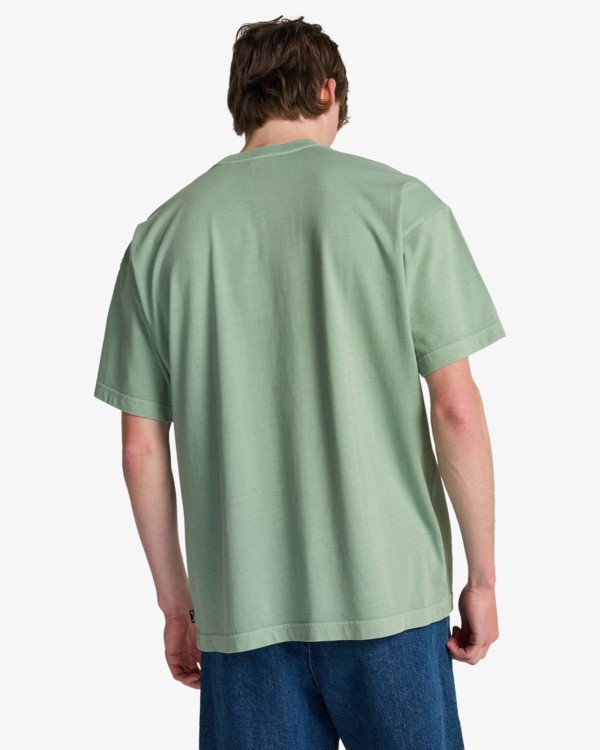 2 Og Wave Wave Washed - T-Shirt &agrave; manches courtes pour Homme Vert EBYKT00113 Billabong