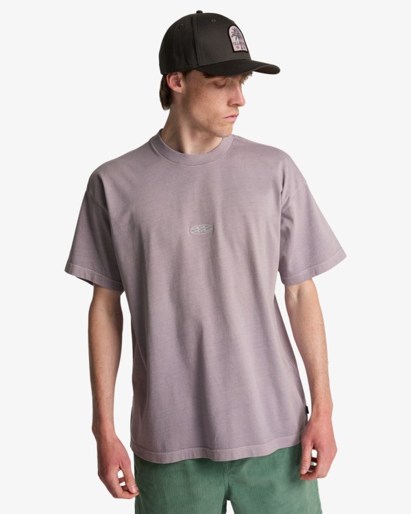 0 Og Wave Wave Washed - T-Shirt &agrave; manches courtes pour Homme Violet EBYKT00113 Billabong