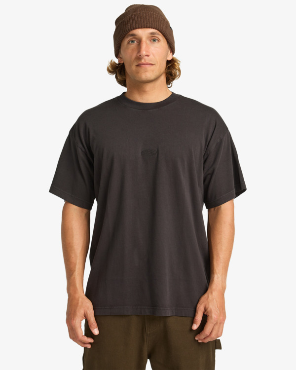 0 Og Wave Wave Washed - Short Sleeve T-Shirt for Men Black EBYKT00113 Billabong