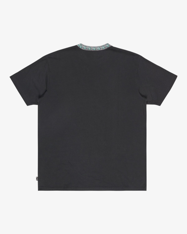 6 Tribal Wave Washed - Short Sleeve T-Shirt for Men Black EBYKT00114 Billabong